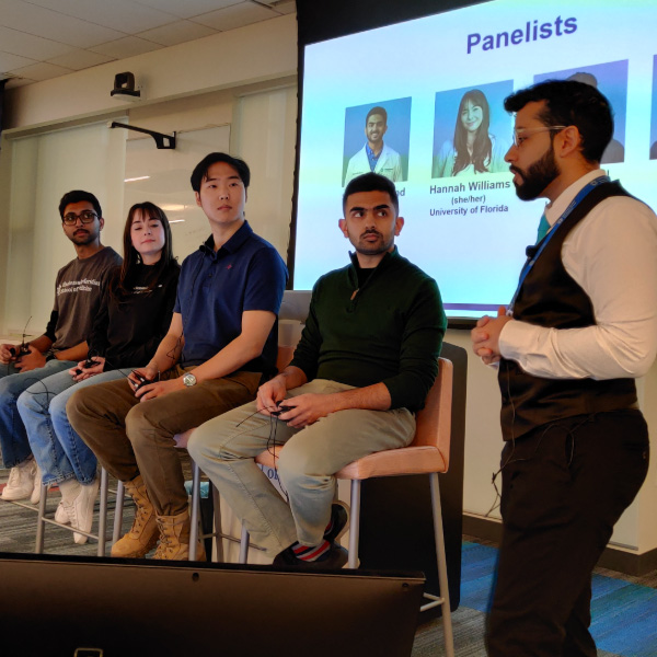 NJ HS students at the School of Medicine